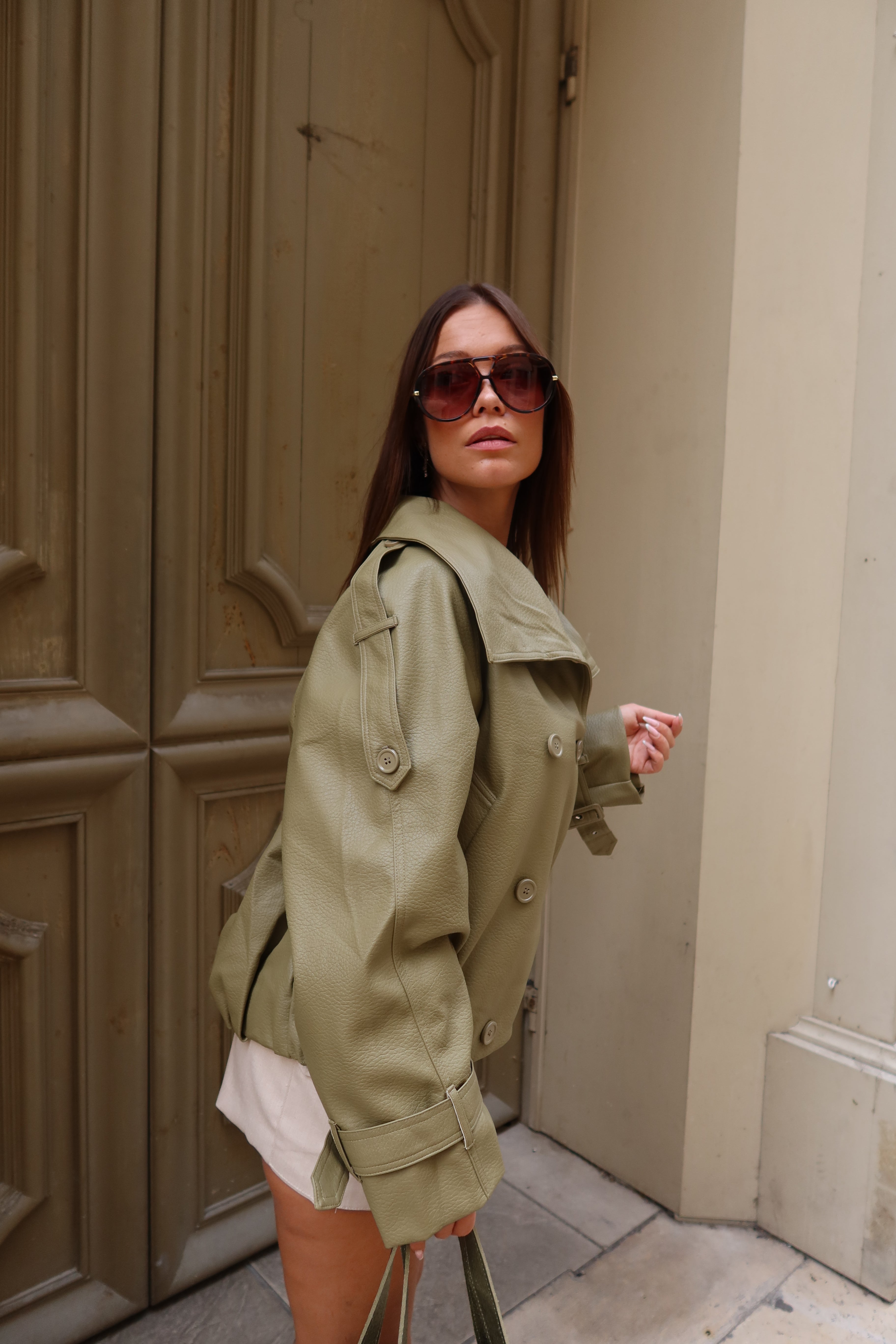 Veste en similicuir Stella - After Summer