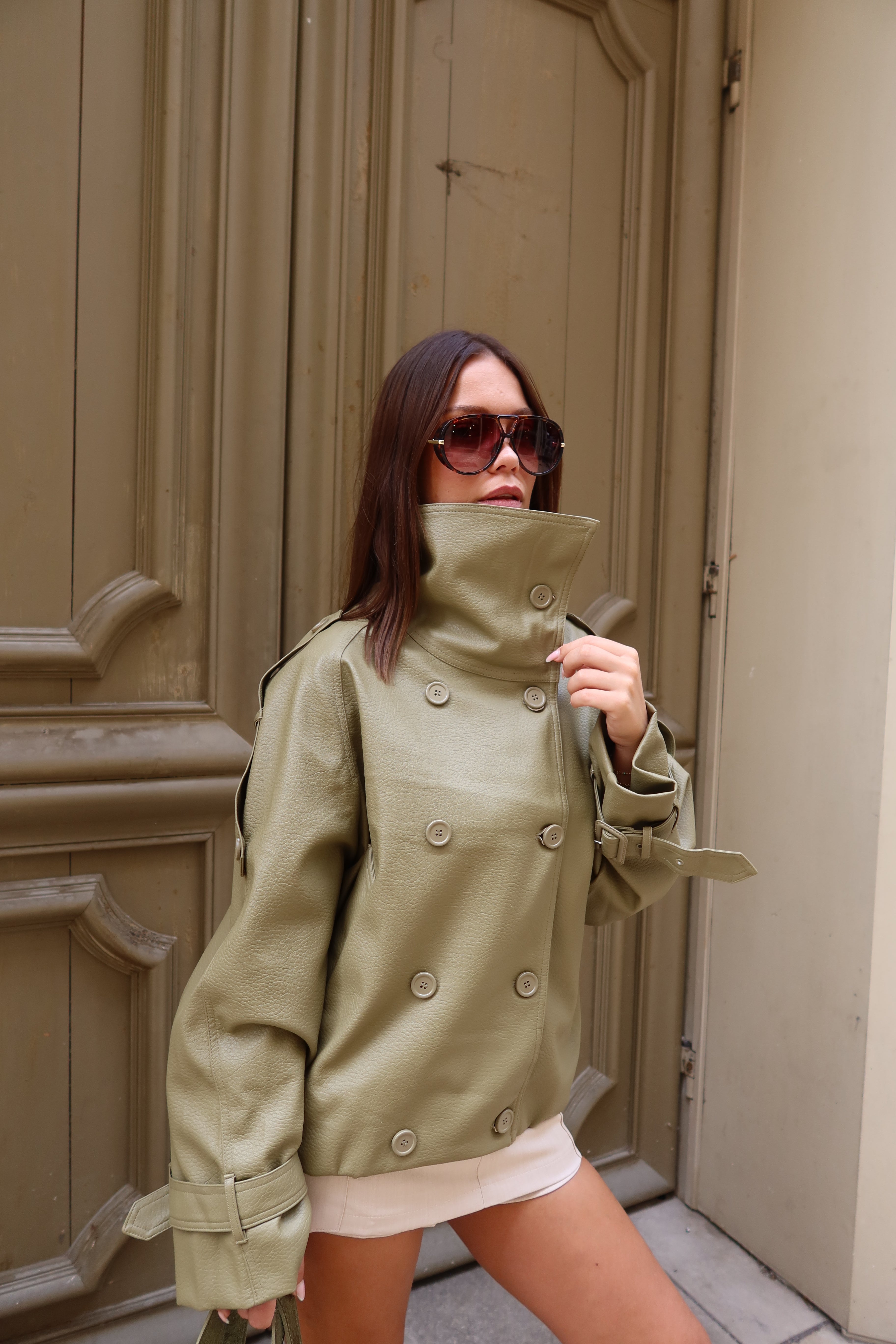 Veste en similicuir Stella - After Summer