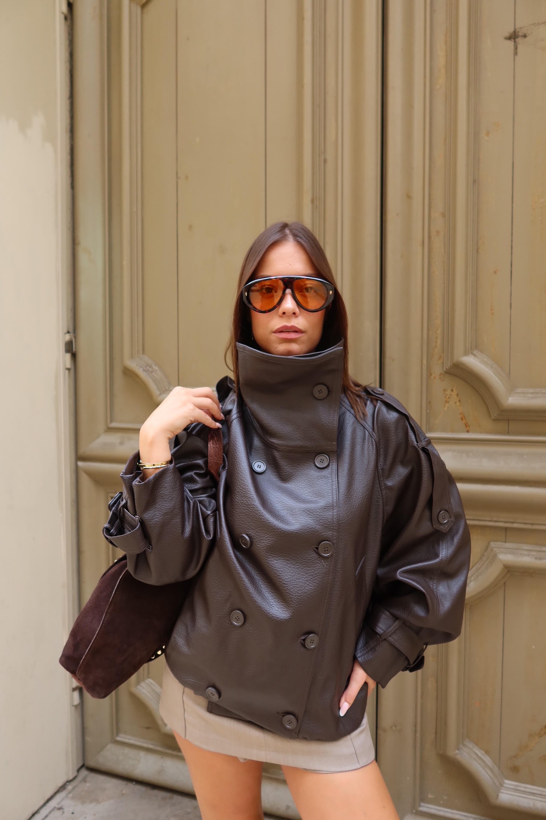 Veste en similicuir Stella - After Summer
